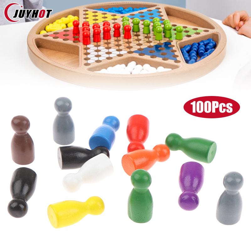 Board Games - 나무 조각 나무 폰 조각 체스