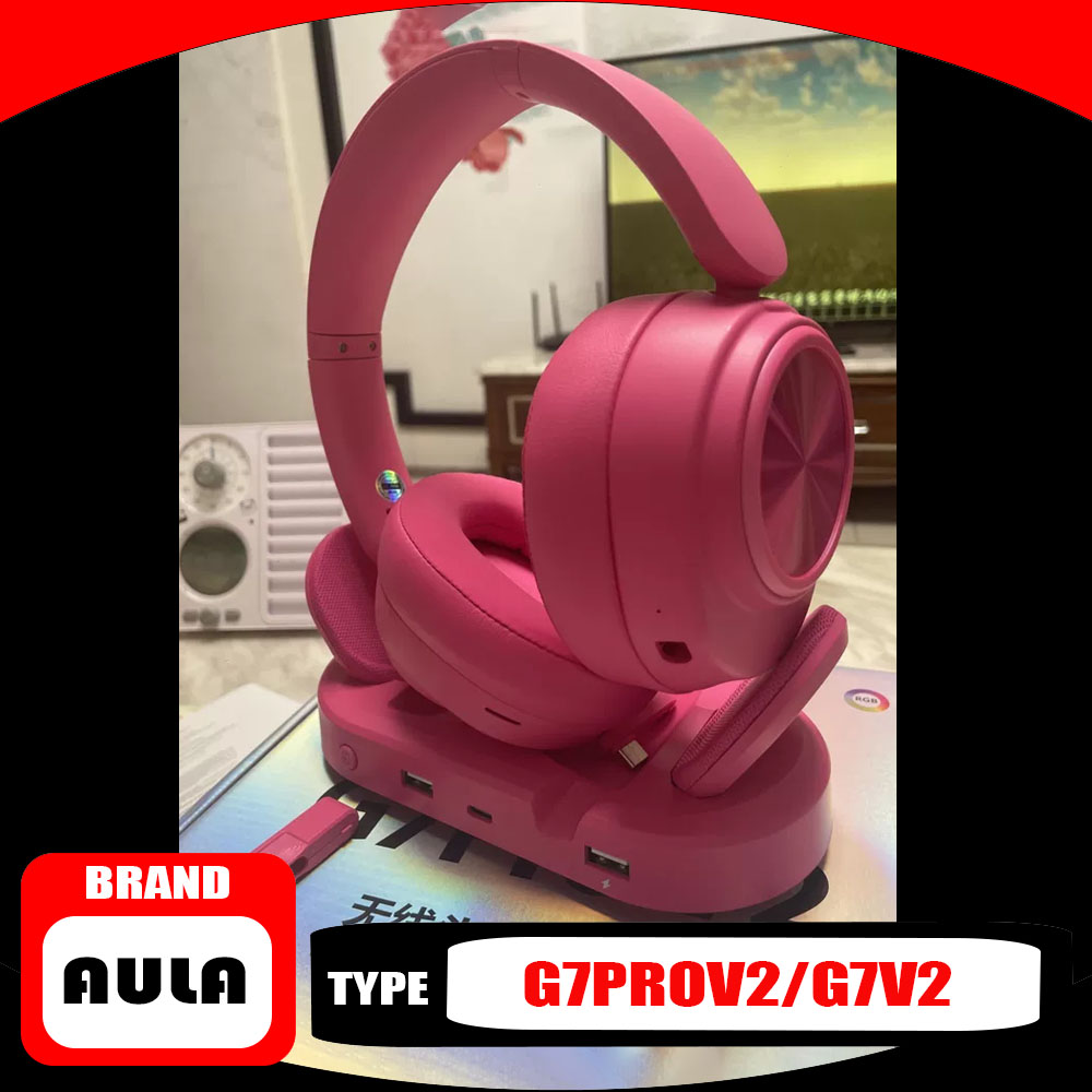 Video Games - AULA G7 Pro V2 오버이어 헤드폰,