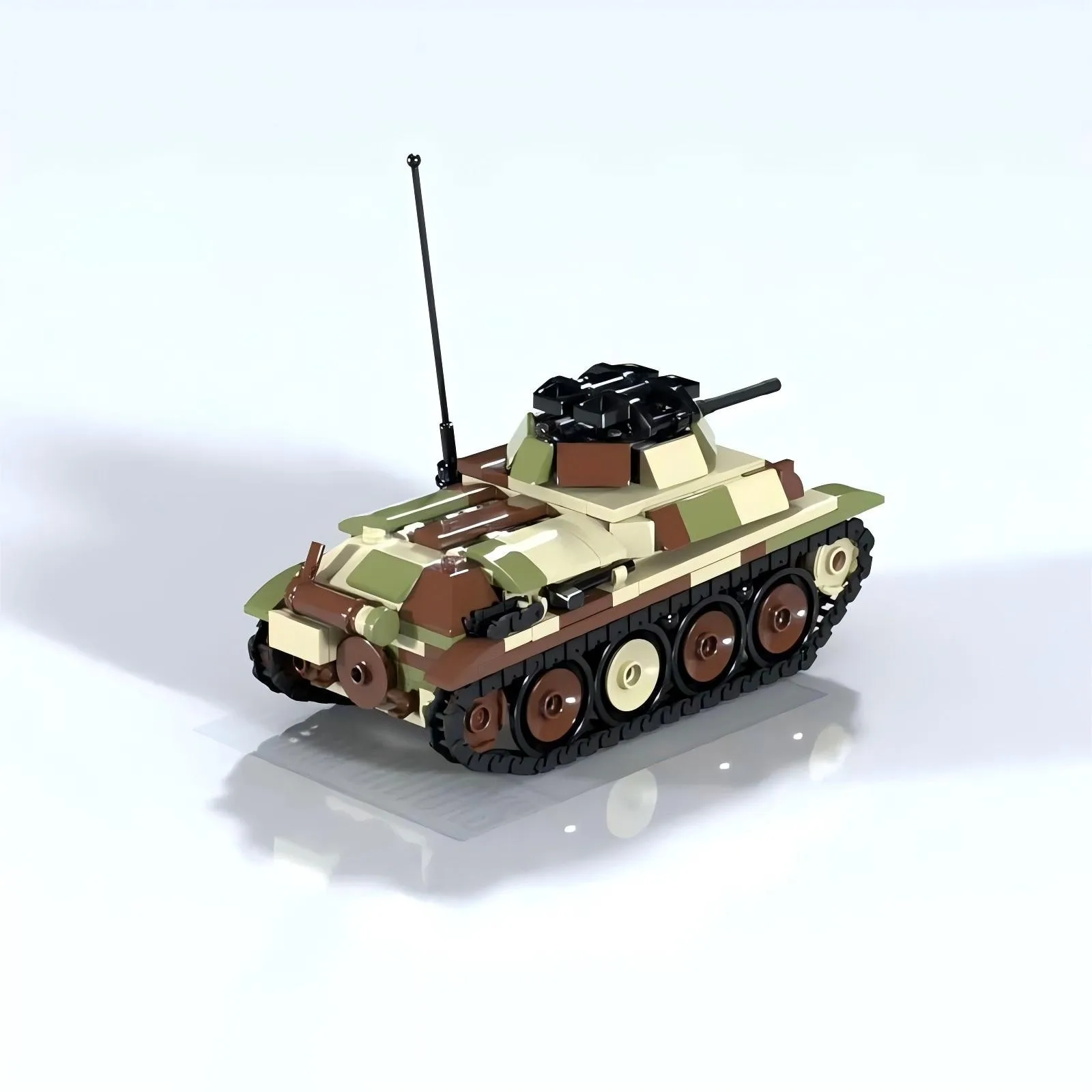 Lego Compatible Military Tank - 하이테크 장비 보병 전투 차량 빌딩