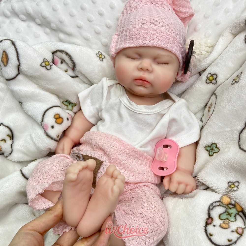 47cm 통통한 입 열림 실리콘 리본 인형, 전신 부드 - Reborn Baby Doll Silicone Realistic 리뷰 및 가격