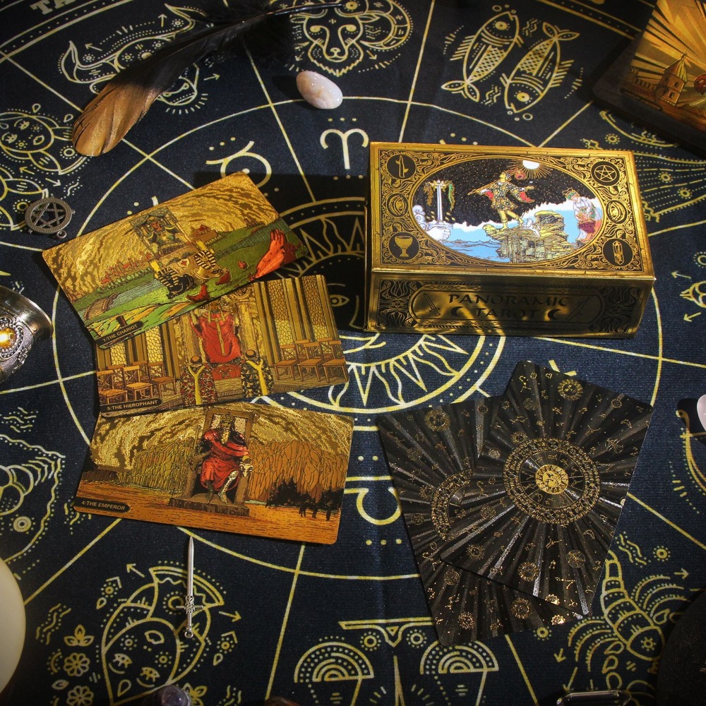 초보자용 클래식 파노라마 라이더 웨이트 타로 카드, 방 - Tarot Cards Deck With Guidebook 리뷰 및 가격
