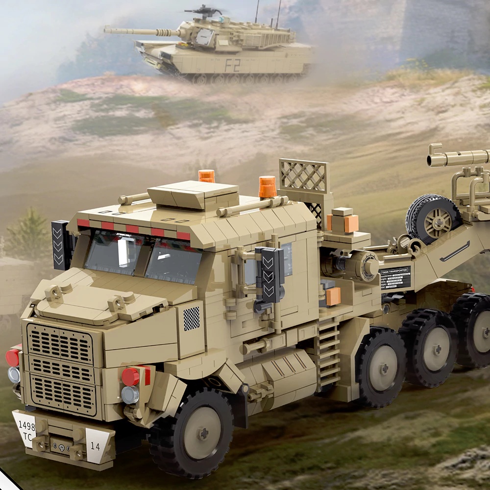 군사용 2차 세계대전 M1070 장갑차 조립 블록 세트 - Lego Compatible Military Tank 리뷰 및 가격