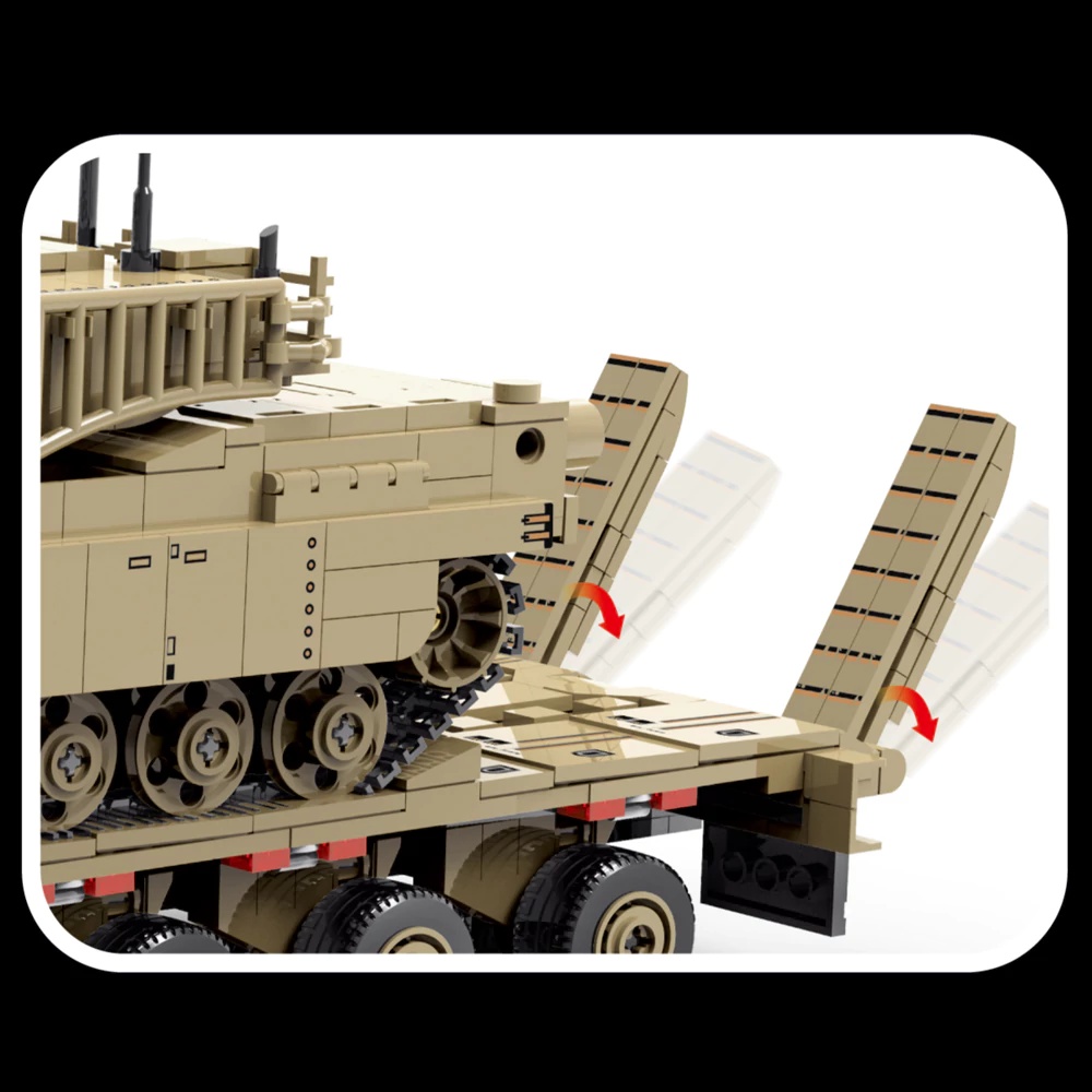 군사용 2차 세계대전 M1070 장갑차 조립 블록 세트 - Lego Compatible Military Tank 리뷰 및 가격