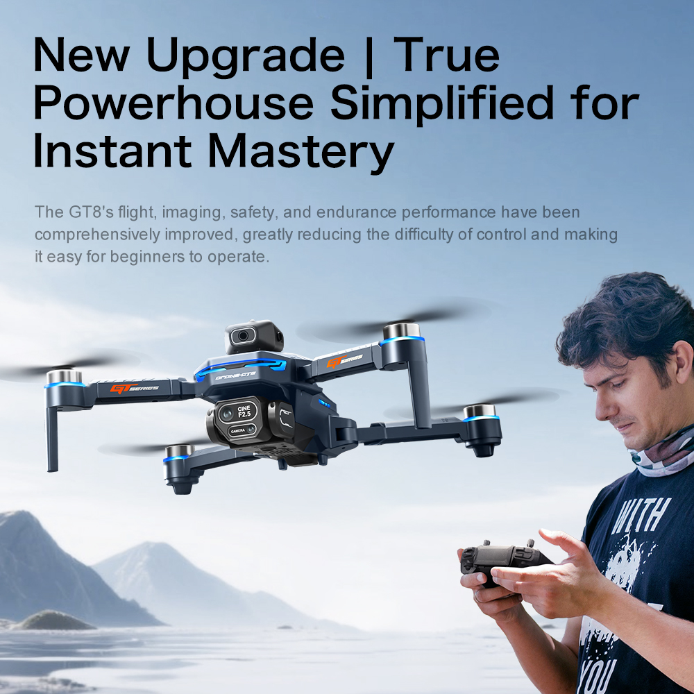 오리지널 GT8 드론 8K 전문가용 듀얼 카메라 GPS - Fpv Brushless Rc Drone 4K 리뷰 및 가격