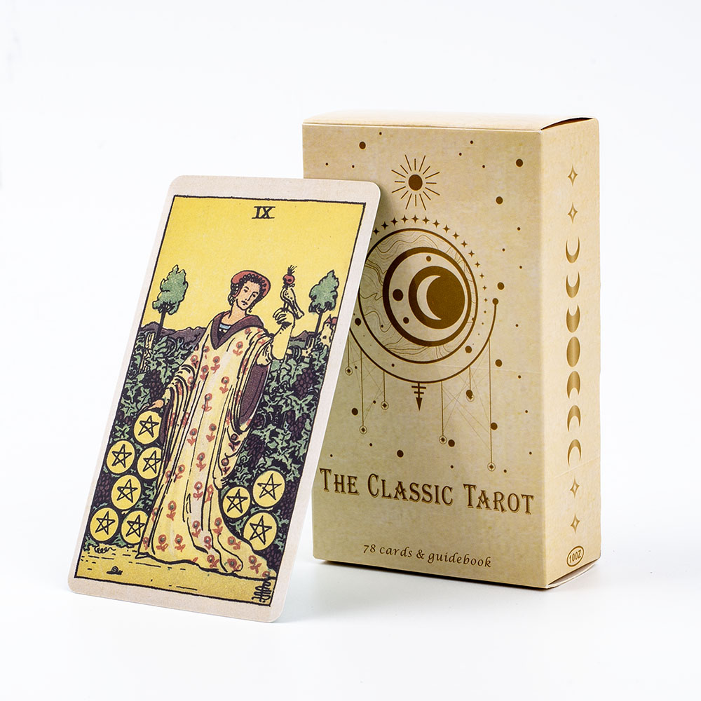 초보자를 위한 클래식 타로 보드 게임 78Pcs 10. - Tarot Cards Deck With Guidebook 리뷰 및 가격