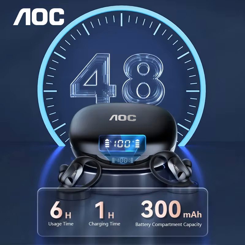 초이스 AOC 스포츠 헤드셋 무선 블루투스 6.0 이어 - Video Games 리뷰 및 가격