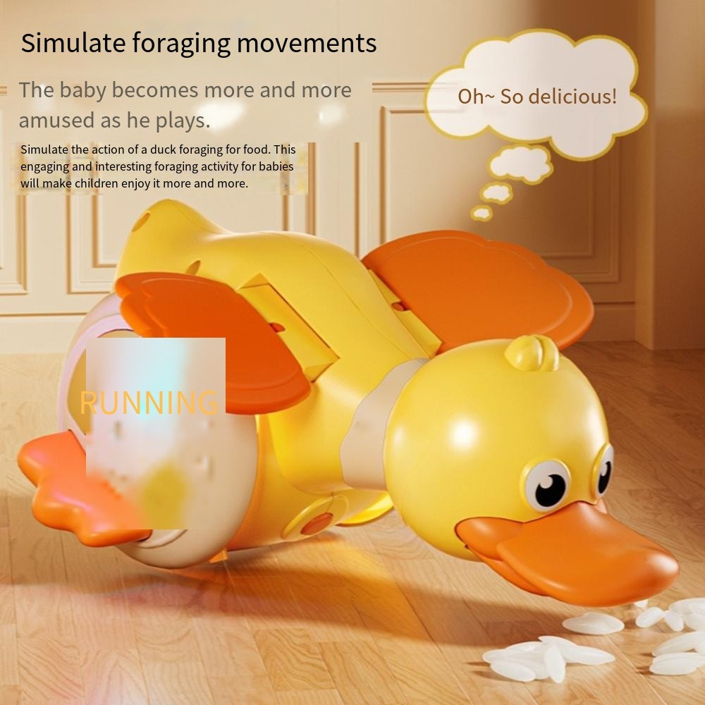 새로운 전기 회전식 먹이 찾기 오리 장난감, 기어다니기 - Educational Toys 리뷰 및 가격