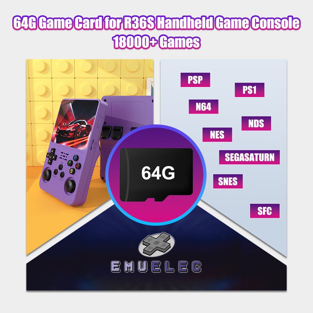 R36S 비디오 레트로 휴대용 게임 콘솔 EmuELEC - Retro Handheld Game Console R36S 리뷰 및 가격