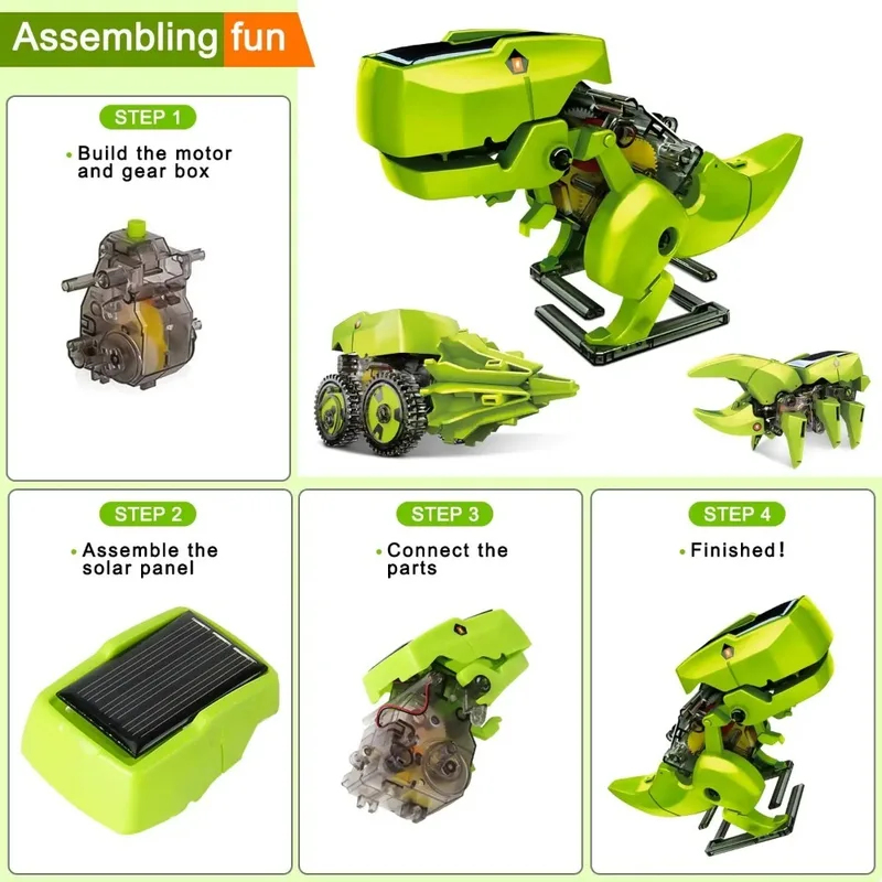 3-in-1 태양열 로봇 키트, 공룡 장난감, 어린이를 - Stem Solar Robot Kit For Kids 리뷰 및 가격