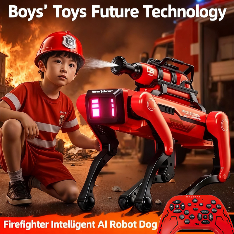 AI 로봇 개 지능형 소방 로봇 개 AI 전자 애완동물 - Remote Control Toys 리뷰 및 가격