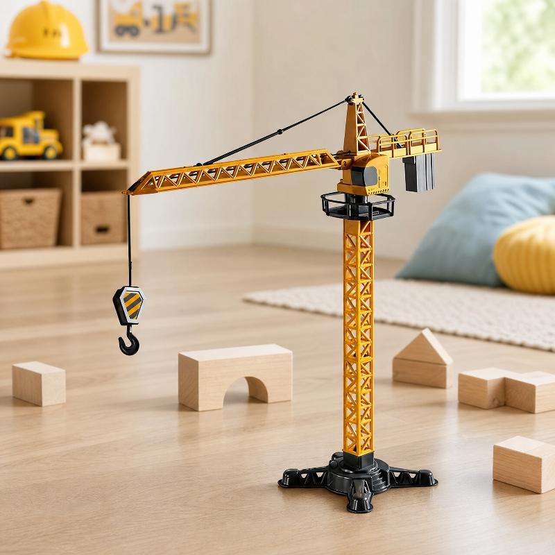 타워 크레인 장난감, 실제 건설 공학을 모방한 회전식  - Educational Toys 리뷰 및 가격