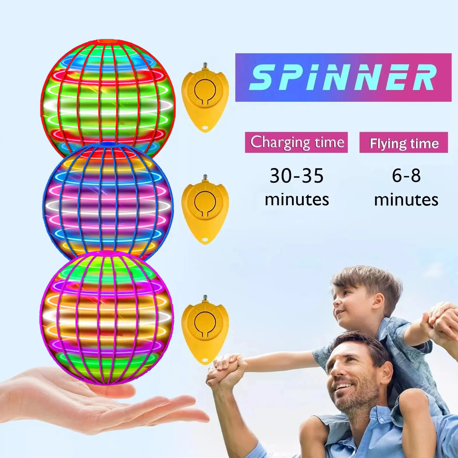 플라잉 볼 부메랑 Flyorb 매직 LED 조명 드론  - Stem Solar Robot Kit For Kids 리뷰 및 가격
